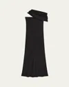 Helmut Lang Sash Maxi Dress In Black