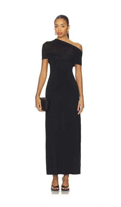 Helmut Lang Sash Maxi Dress In Black