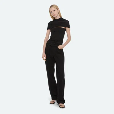 Helmut Lang Sash Top In Black