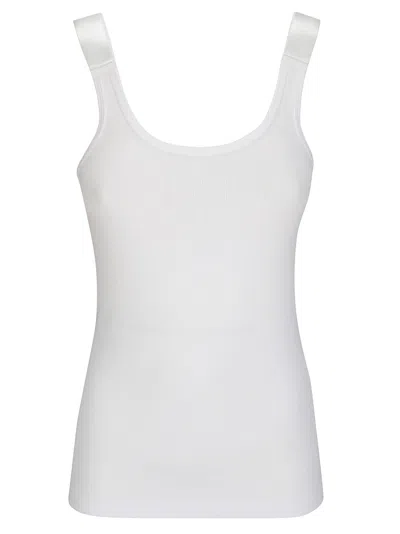 Helmut Lang Sb Tank Compact Soft In White