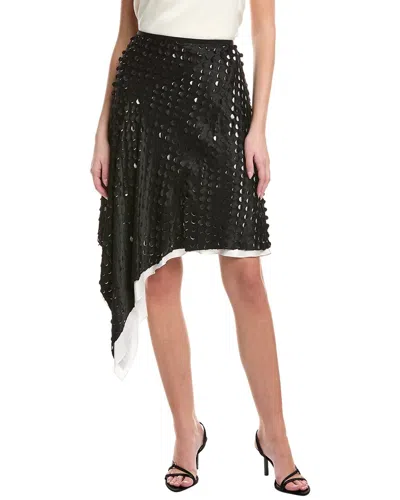 HELMUT LANG HELMUT LANG SCARF HEM A-LINE SKIRT