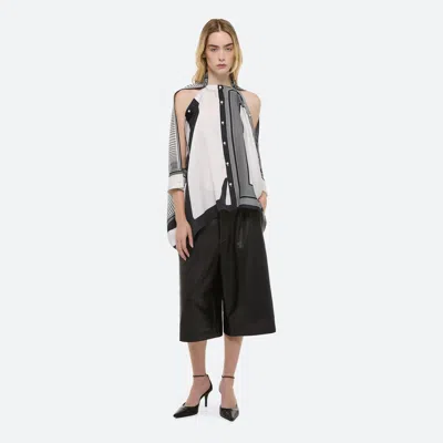 Helmut Lang Scarf Top In Multi