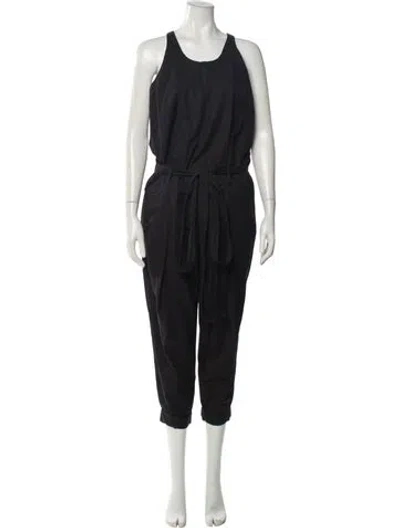 Pre-owned Helmut Lang Scoop Neck Jumpsuit In Black