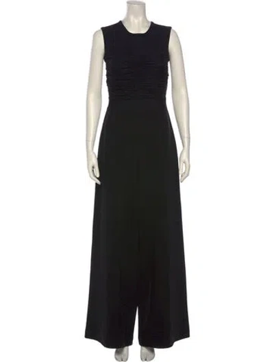 Pre-owned Helmut Lang Scoop Neck Jumpsuit In Black