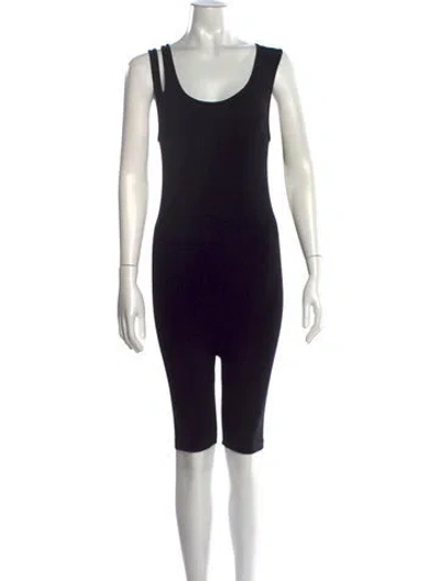 Pre-owned Helmut Lang Scoop Neck Jumpsuit In Black