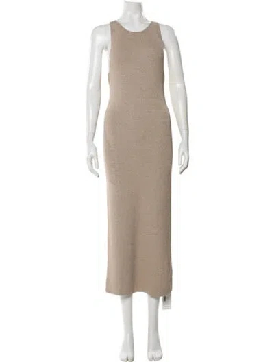 Pre-owned Helmut Lang Scoop Neck Long Dress