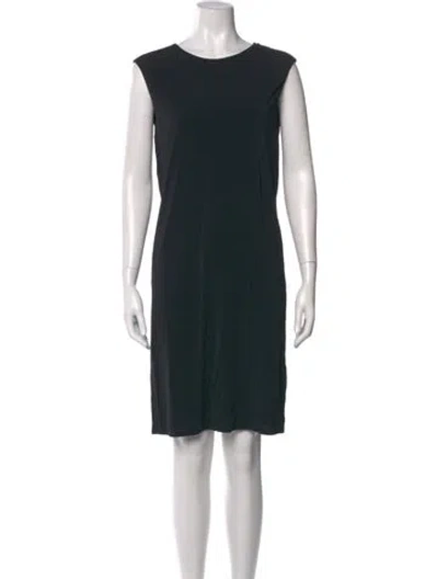 Pre-owned Helmut Lang Scoop Neck Mini Dress In Black