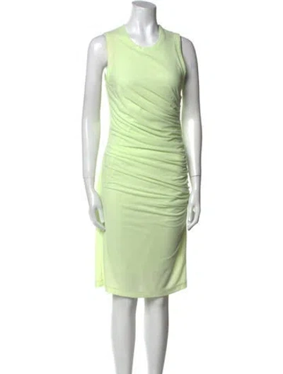 Pre-owned Helmut Lang Scoop Neck Mini Dress In Multi