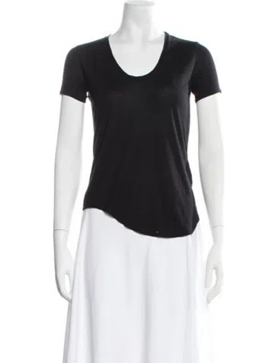 Pre-owned Helmut Lang Scoop Neck Short Sleeve T-shirt In White