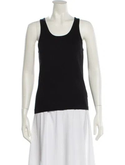 Pre-owned Helmut Lang Scoop Neck Sleeveless Top In Black