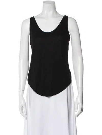 Pre-owned Helmut Lang Scoop Neck Sleeveless Top In Black