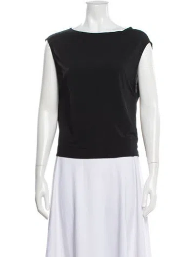 Pre-owned Helmut Lang Scoop Neck Sleeveless Top In Gray