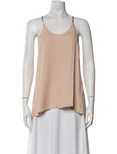 Pre-owned Helmut Lang Scoop Neck Sleeveless Top In Neutral