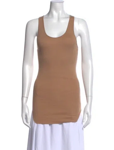 Pre-owned Helmut Lang Scoop Neck Sleeveless Top In Neutrals