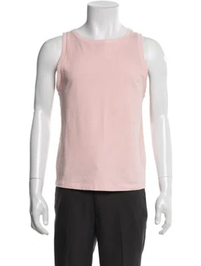 Pre-owned Helmut Lang Scoop Neck Sleeveless T-shirt In Pink