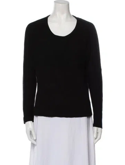 Pre-owned Helmut Lang Scoop Neck Sweater In Black