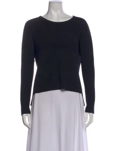 Pre-owned Helmut Lang Scoop Neck Sweater In Black