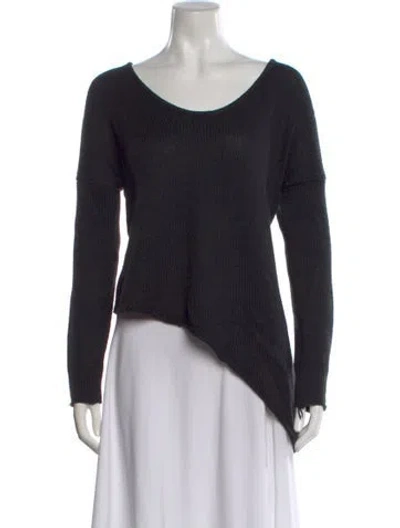 Pre-owned Helmut Lang Scoop Neck Sweater In Black