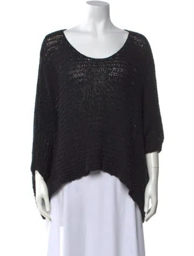 Pre-owned Helmut Lang Scoop Neck Sweater In Black