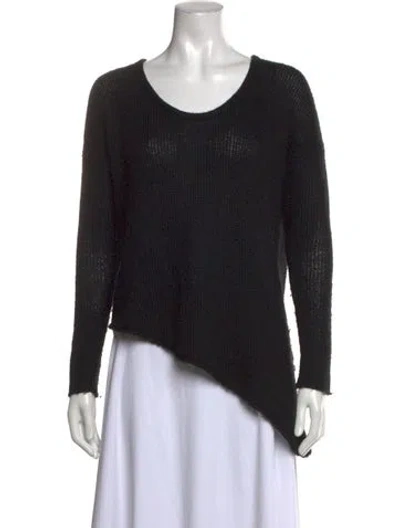 Pre-owned Helmut Lang Scoop Neck Sweater In Black