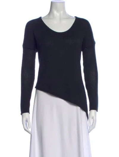 Pre-owned Helmut Lang Scoop Neck Sweater In Blue