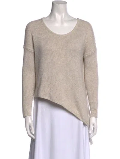 Pre-owned Helmut Lang Scoop Neck Sweater In Gray