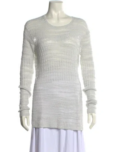 Pre-owned Helmut Lang Scoop Neck Sweater In Gray