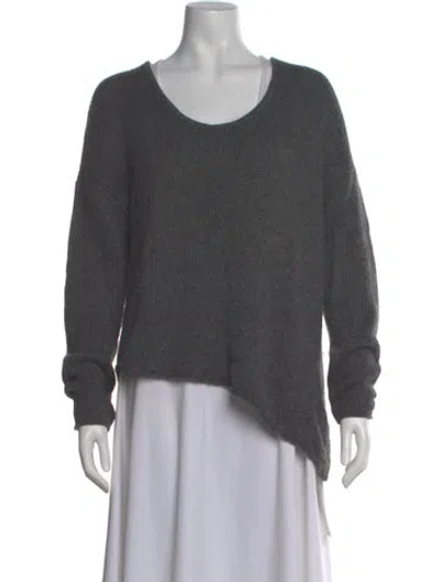 Pre-owned Helmut Lang Scoop Neck Sweater In Gray