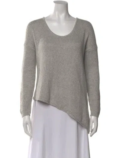 Pre-owned Helmut Lang Scoop Neck Sweater In Gray