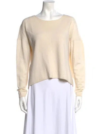 Pre-owned Helmut Lang Scoop Neck Sweater In Neutral