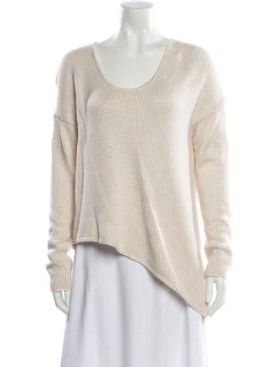 Pre-owned Helmut Lang Scoop Neck Sweater In Neutral