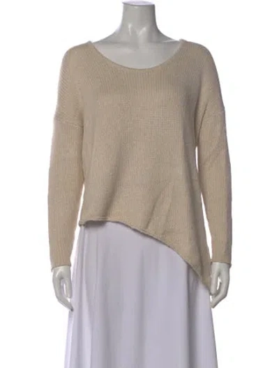 Pre-owned Helmut Lang Scoop Neck Sweater In Neutral