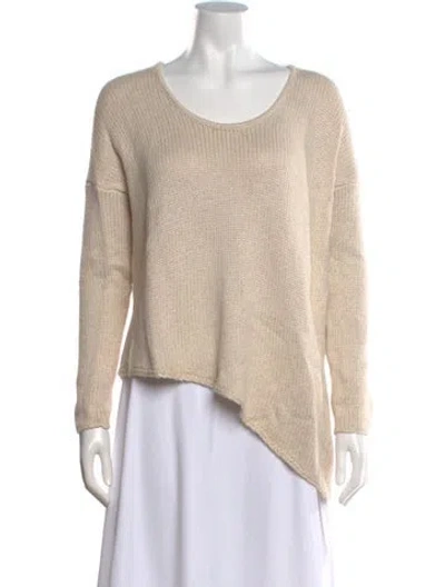 Pre-owned Helmut Lang Scoop Neck Sweater In Neutrals