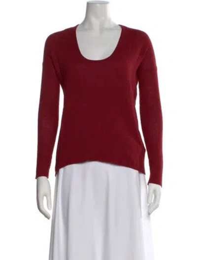 Pre-owned Helmut Lang Scoop Neck Sweater In Red
