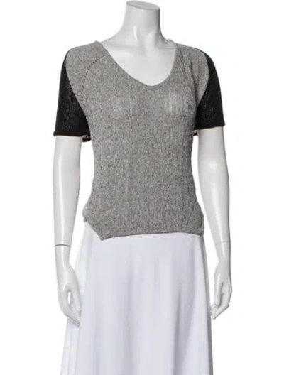 Pre-owned Helmut Lang Scoop Neck Sweater In White