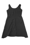 Helmut Lang Scoop-neck Tank Dress In Black Viscose In Black