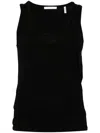 Helmut Lang Scoop-neck Tank Top In Black