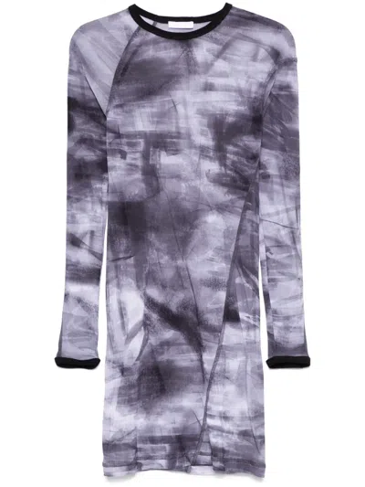 HELMUT LANG SCRIBBLE DRESS