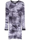 Helmut Lang Twisted Dress In Black