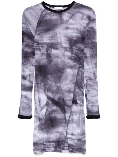 HELMUT LANG SCRIBBLE DRESS