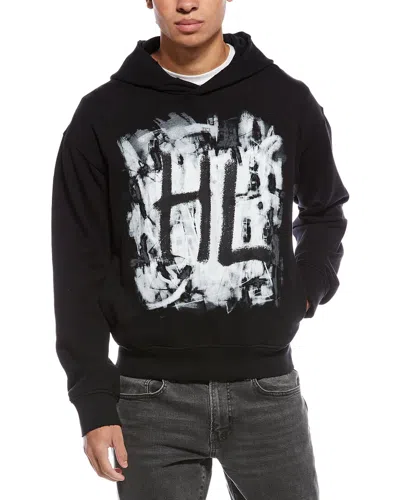 Helmut Lang Scribble Hoodie In Black