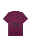 Helmut Lang Scribble Logo T-shirt In Pink