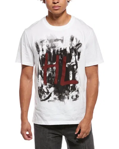 Helmut Lang Scribble T-shirt In White