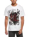 Helmut Lang Scribble Logo Graphic T-shirt In White