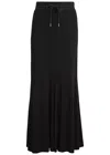 Helmut Lang Semi-transparent Maxi Skirt In Black