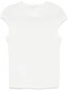 Helmut Lang Twisted Sheer T-shirt - Women's - Cotton In Weiss