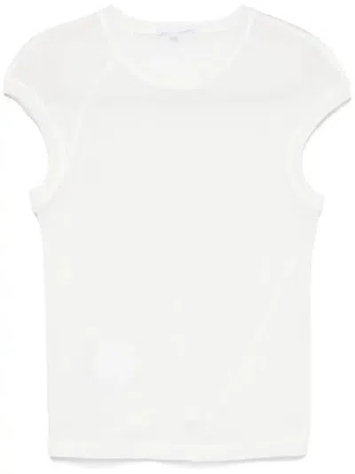 HELMUT LANG TWISTED SHEER T-SHIRT - WOMEN'S - COTTON