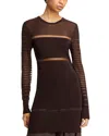Helmut Lang Shadow Striped Long Sweater
