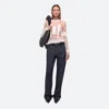 Helmut Lang Astro Sheer Mesh Sweater In Optic White