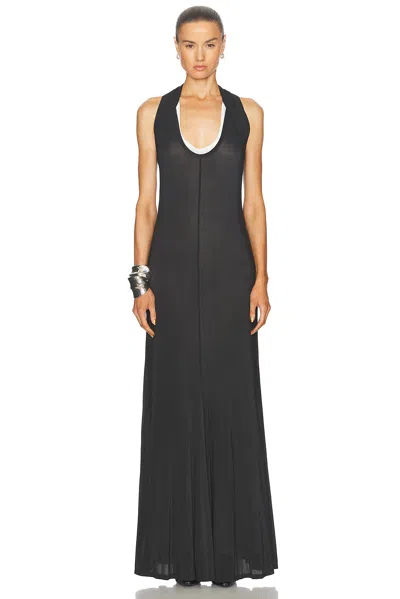 HELMUT LANG SHEER LONG DRESS